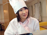 56722 - ロリな顔したパティシエ従業員に太マラ店長が迫って店内パコ！