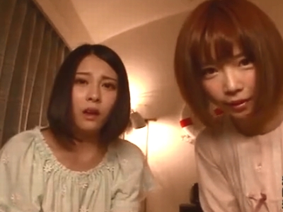 63659 - 童顔巨乳な美少女二人との3Pファックでザーメン顔射フィニッシュ