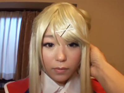 60596 - 「エッチな目で見られたくて…」性欲が強い貧乳コスプレイヤーのお姉さんと中出しパコ