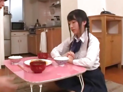 58134 - 真面目そうな眼鏡JKと禁断の関係になった教師が朝から晩まで濃厚ファック