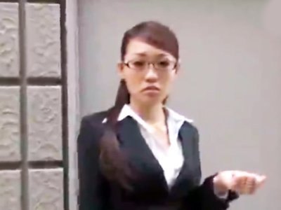 60233 - 「偉そうにしてごめんなさいっ!!!」自称ドSのメガネOLが責められ中出しされドM堕ち