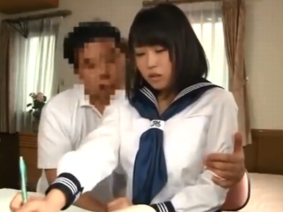 64592 1 - 「先生だめっ」巨乳JKが鬼畜家庭教師にパコられる一部始終を盗撮！