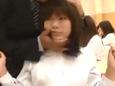 65947 - JKだらけの学園で時短を止めて1人ずつじっくりとおチンポをハメる！
