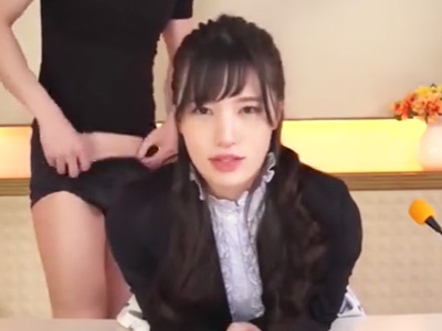 79112 - 犯されながらも必死でニュース原稿を読む美人アナウンサーのプロ魂ｗ