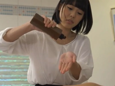 83920 - ヌルヌルオイルマッサしてくれるショトカ美女に我慢できずにガチハメ